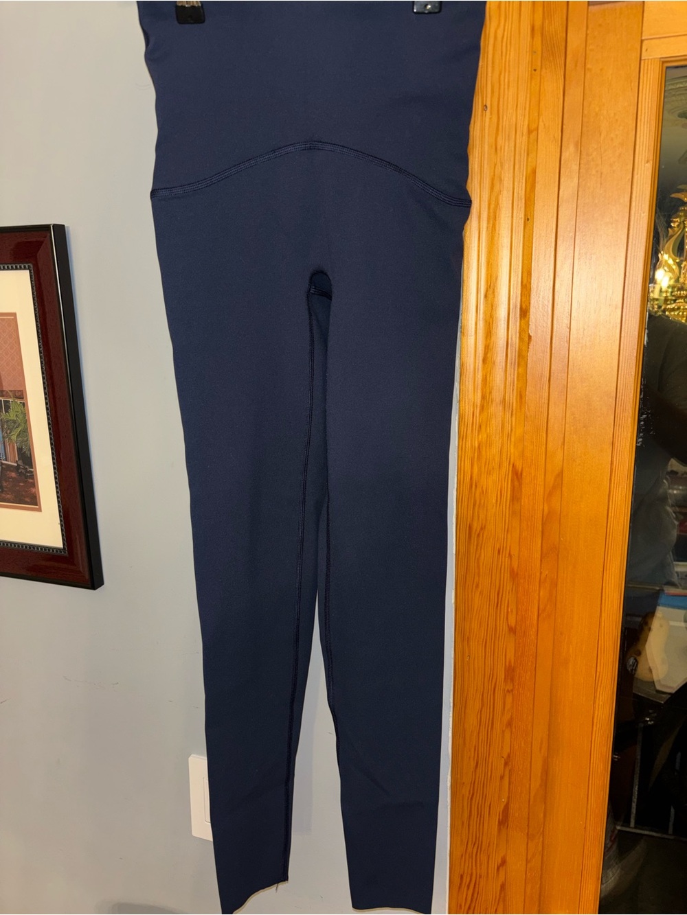 SPANX Navy Booty Boost 7/8 Ponte Leggings